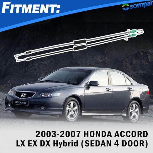 2 قطعة كابل تحرير مزلاج مقبض الباب الداخلي من الجانب الأيسر والأيمن متوافق مع 2003 2004 2005 2006 2007 Honda Accord 4Dr LX EX DX Hybrid يستبدل 72171-SDC-A02 72131-SDA-A02 in Kuwait