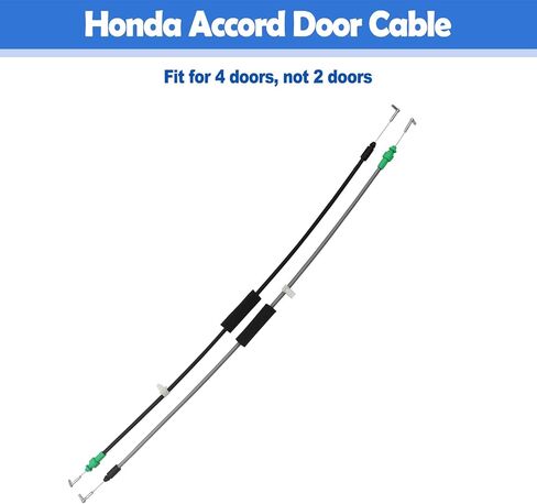 2 قطعة كابل تحرير مزلاج مقبض الباب الداخلي من الجانب الأيسر والأيمن متوافق مع 2003 2004 2005 2006 2007 Honda Accord 4Dr LX EX DX Hybrid يستبدل 72171-SDC-A02 72131-SDA-A02 in Kuwait