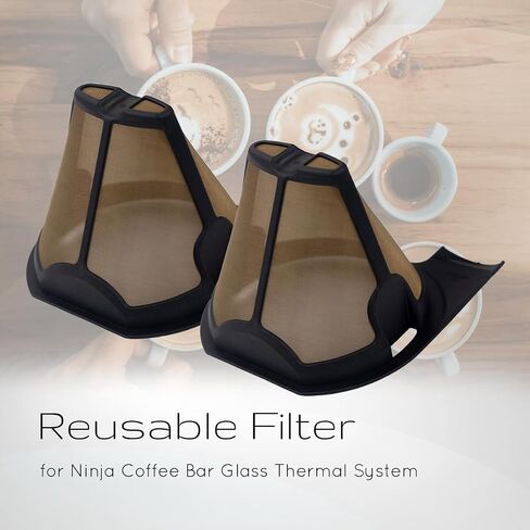 Original Replacement Permanent Reusable Filter for Ninja Coffee Bar Glass Thermal System Compatible All CF09X Series Models in Kuwait