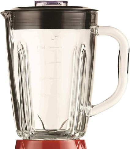 Brentwood Blender with Glass Jar, 12-Speed + Pulse, Red in Saudi Arabia