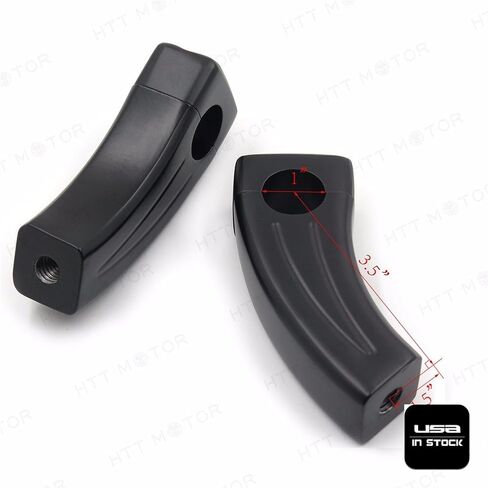 HTTMT XH6014-001-1 بوصة - رافعات المقود من الكروم متوافقة مع Kawasaki Vulcan 800 900 1500 1600 1700 2000 Classic 1 بوصة in Saudi Arabia