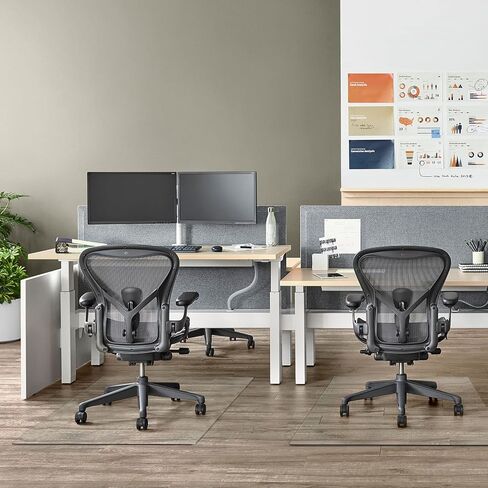NeuType Glass Chair Mat, Tempered Glass Office Chair Mat for Carpet or Hardwood Floor - Effortless Rolling, Easy to Clean, Best for Your Home or Office Floor (36" x 48" x 1/4", Transparent) in Saudi Arabia