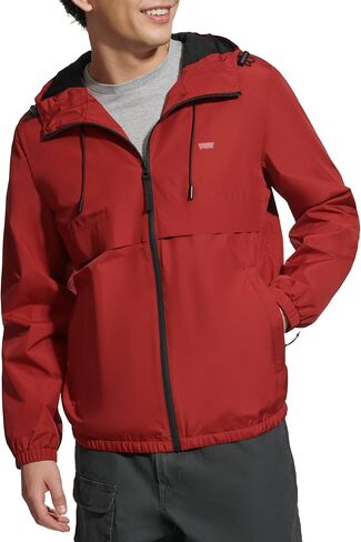 Levi's Men's Hooded Rain Windbreaker in Saudi Arabia