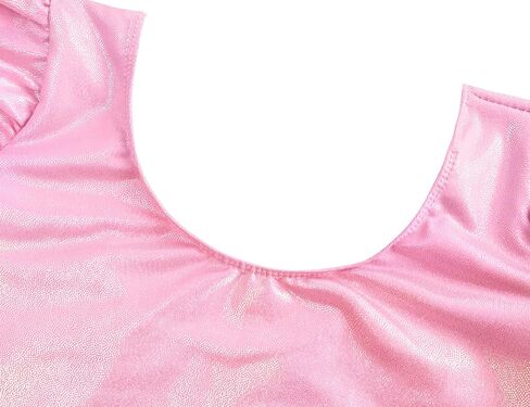 Nymphperi Gymnastics Leotards for Girls Ruffle Long Sleeve Practice Outfits Kids Dance Bodysuits in Saudi Arabia