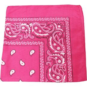 Paisley 100% Polyester Unisex Bandanas - 2 Pack