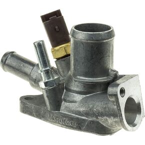 MotoRad 757-176 Integrated Housing Thermostat - Fiat 500 (12-19) 500L (14-20) 500X (16-18), Dodge Dart (13-16), Jeep Renegade (15-18)