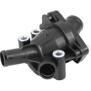 X AUTOHAUX Car Auto Thermostat Housing 1371932 30650753 for Ford Focus II 2.5 2004-2012