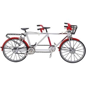 Bike Model, Tandem Mini Model Model Ornaments Tandem Design Model Alloy Material for Office Desk Decorations for Gifts