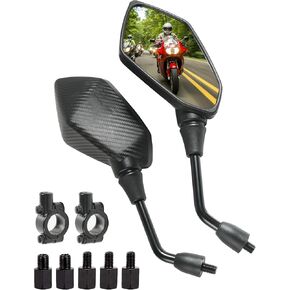 Motorcycle Mirrors,Motorcycle Mirrors for Handlebars,ATV Mirror,Car Accessories Rear View Side Mirror for 7/8" Handlebars,Bike Mirror Side Mirrors for Motorcycle ATV Scooter Cruiser