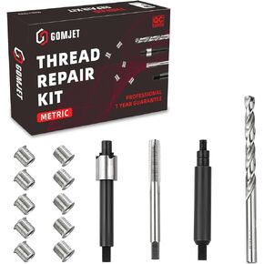 M5X0.8 Metric Thread Repair Kit, with M5X0.8X7.6MM Stainless Steel Insert Qty 10