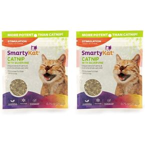 SmartyKat Catnip for Cats & Kittens, Shaker Canister - 2 Ounces