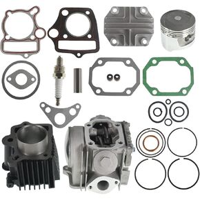 Big Bore Cylinder Head Piston Gasket Top End Kit Replacement for CRF70 ATC70 XR70 TRX70 Bore Size 47mm