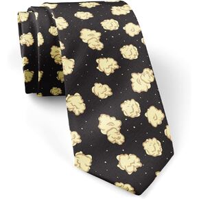 ( Popcorn Pop Corn ) Fashion Novelty Necktie, Conversation Neckwear Ties Great for Party and Events