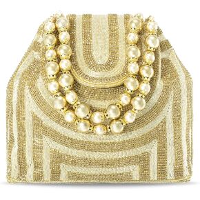 Aheli Potli Bags for Women Evening Bag Clutch Ethnic Bride Purse with Drawstring