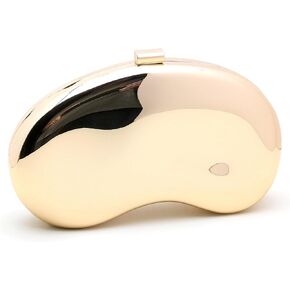 Metal Clutch Purse for Women Metallic Evening Handbag for wedding party
