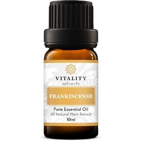 Vitality Extracts Frankincense Essential Oil - 10ml, Boswellia Serrata, Aromatherapy, Skin Care, Natural Calm, Stress Relief, Yoga, Comfort in Saudi Arabia
