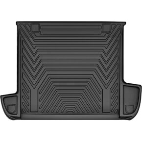 YITAMOTOR Floor Mats & Cargo Liner Set Fit for Toyota 4Runner 2024, Custom Fit TPE All-Weather Floor Liners 2013-2024 Toyota 4Runner 5 Passenger Model w/o Sliding Rear Tray, Balck