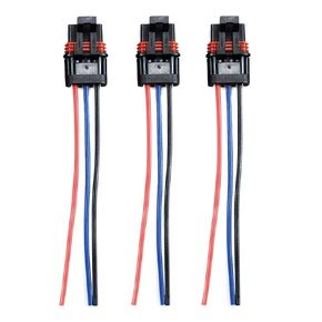 Bus Bar Pulse Power Plugs Pigtail Connector for Polaris Plug 2018 2019 2020 2021 2022 2023 2024 Ranger XP 1000/RZR/Pro RS1 Pulse Plug Bus Bar Harness Pigtail 3 Pcs