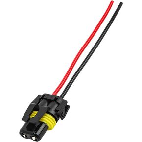 2 PCS Female Adapter Wiring Harness Socket, 9005 9006 HB3 HB4 Pigtail Sockets Harness Replacement Part for Headlights or Fog Lights, Car Accessories Headlights Wire Socket