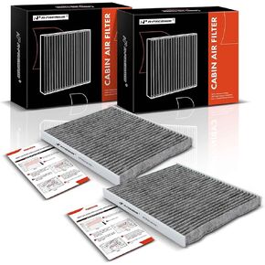 A-Premium 2-PC Cabin Air Filter with Activated Carbon Compatible with Jeep Gladiator 2020-2022, Wrangler 2018-2023 - 2.0L 3.6L 6.4L - Replace# 68301863AA