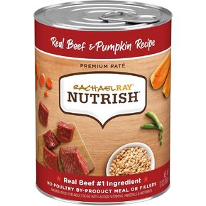 Rachael Ray Nutrish Wet Dog Food, Beef & Pumpkin, 13 Ounce Can (Pack of 12)