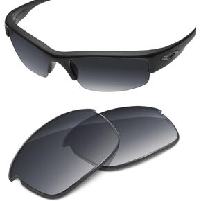 Performance Replacement Lenses Compatible with Oakley Bottlecap - Grey Gradient