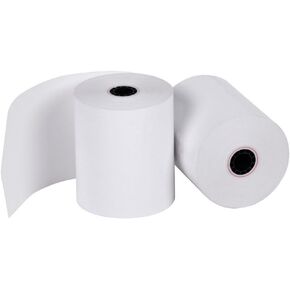 Cash Register/Calculator/Receipt Bond Paper Rolls, 44mm or 1 3/4 inches Wide/ (10)