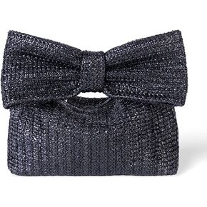 Small Straw Cluth for women,Trendy Cute Summer Woven With Bow Women Purse Handbag Wallet For Beach Vacation Party