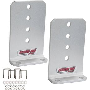 Extreme Max 3006.7115 Vertical Pontoon Bunk Bolster L-Bracket - Set of 8