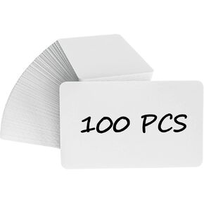 MaxGear Thank you for Supporting My Small Business Cards 200pcs, 3.5" x 2" Thank You Cards Small Business, Blank Business Cards Business Thank You Cards, Kraft Paper, 300 GSM White Cards Message Cards