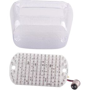 مصباح خلفي LED مدمج للدراجة النارية من Mallofusa متوافق مع SUZUKI VOLUSIA 800 2001-2004 INTRUDER LC1500 1999-2004 BOULEVARD C50/C90 1998-2005 Smoke Len
