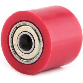 10mm Drive Chain Pulley Roller Slider Tensioner Wheel For Street Bike Motorcycle ATV(10MM-Red)
