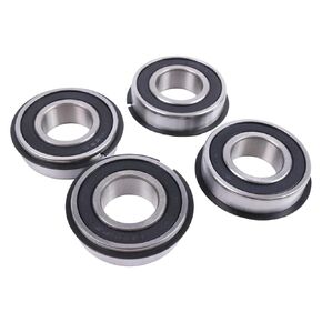 4PCS Front Wheel Bearings Compatible with JD AM102888 AM131046 and HIGH Temp Grease 05435700 6205-2RSNR