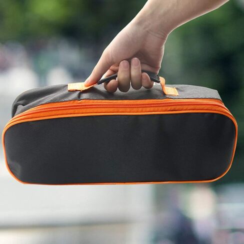 Vacuum Cleaner Tool Bag, Car Cleaner Storage Bag Portable Pouch Car Vacuum Cleaner Tool Bag Zipper Closure Storage Case Durable(Black,size:36.5 x 11 x 13 cm) in Saudi Arabia