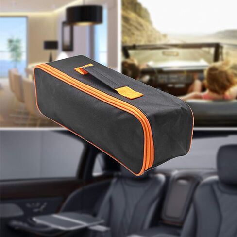Vacuum Cleaner Tool Bag, Car Cleaner Storage Bag Portable Pouch Car Vacuum Cleaner Tool Bag Zipper Closure Storage Case Durable(Black,size:36.5 x 11 x 13 cm) in Saudi Arabia