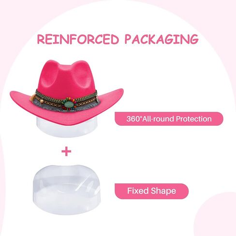 SAJUZEN Kids Cowboy Hat Felt Wide Brim Western Toddler Cowgirl Hat for Girls and Boys Sun Hat in Saudi Arabia