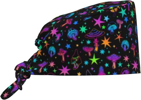 Adjustable Working Cap Scrub Cap with Sweatband, Scrub Caps for Women Men, One Size in Saudi Arabia