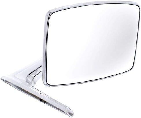 United Pacific 110737 Chrome Exterior Convex Mirror for 1966-77 Ford Bronco & 1967-79 Truck, Diecast Construction – Passenger Side – ONE Mirror in Saudi Arabia