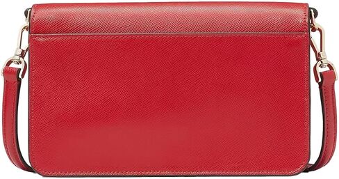 Kate Spade New York Women's Madison Saffiano Leather Small Flip CrossBody Bag, Candied Cherry in Saudi Arabia