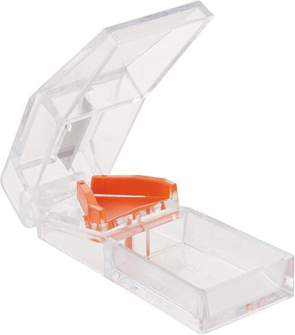 Apex Deluxe Pill Splitter - Pill Splitter with Retracting Blade Guard - for Cutting Small Pills or Large Pills in Half in Saudi Arabia