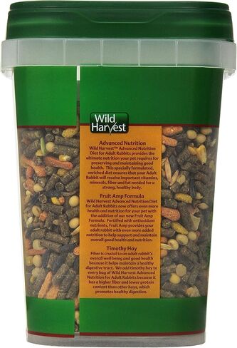 Wild Harvest WH-83544 Wild Harvest Advanced Nutrition Diet for Rabbits, 4.5-Pound in Saudi Arabia