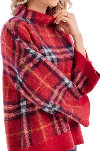 Mud Pie Women's Jenson Plaid Sweater in Saudi Arabia