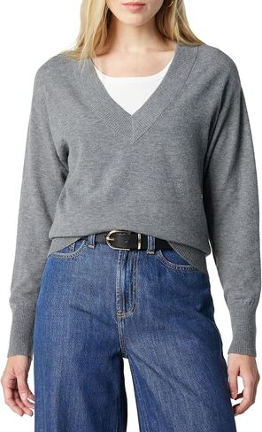 The Drop Women's Maye Essential V-Neck Sweater in Saudi Arabia