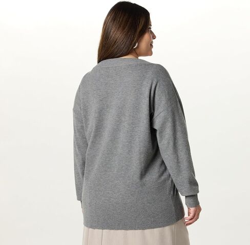 The Drop Women's Maye Essential V-Neck Sweater in Saudi Arabia
