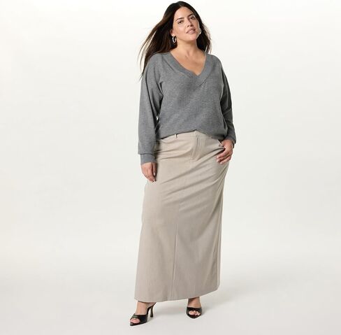 The Drop Women's Maye Essential V-Neck Sweater in Saudi Arabia