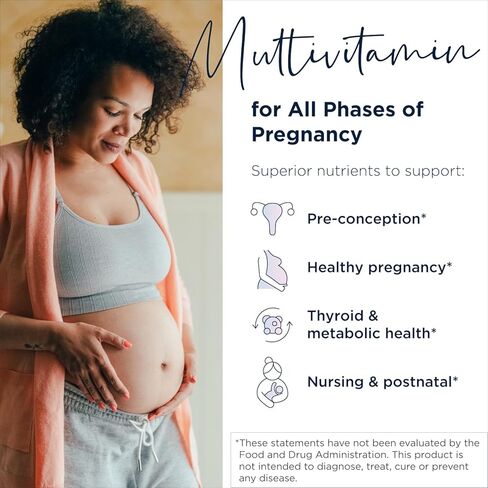 Designs for Health Prenatal Pro Methylated Multivitamin for Women - Prenatal Vitamins with Iron, A, D, E + Vitamin K with Methylated Folate, Calcium Magnesium Zinc for Nursing + Postpartum (120 Caps) in Saudi Arabia