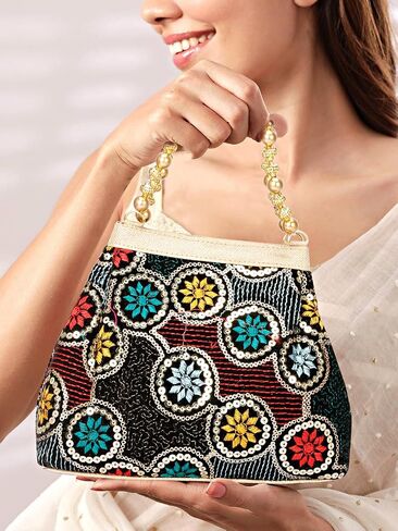 Indian Ethnic Potli Bags For Women, Indian Potli Bags For Return Gift, Women Poti Bags for Wedding in Saudi Arabia
