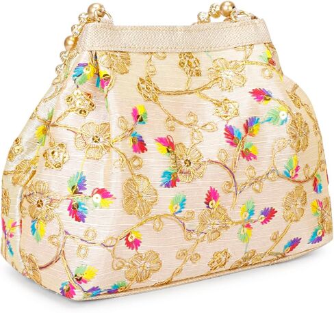 حقائب بوتلي الهندية العرقية للنساء، حقائب بوتلي الهندية كهدية العودة، حقائب بوتي النسائية لحفلات الزفاف in Kuwait