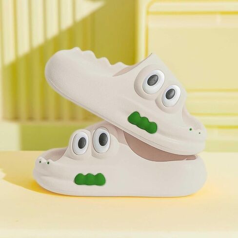 Kids House Slippers Boys Girls Cute Cartoon Animal Non-slip Water Shoes Unisex Child Comfy Quick Dry Summer Shower Sandals for Indoor Bathroom Outdoor Beach Swimming Pool in Saudi Arabia