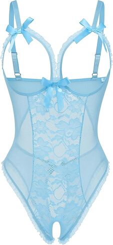 Avidlove Sexy Lingerie for Women One Piece Lace Babydoll Sleepwear Bodysuit in Saudi Arabia